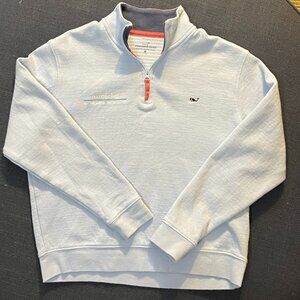 Vineyard Vines // KIDS // Saltwater Quarter-Zip // Light Blue